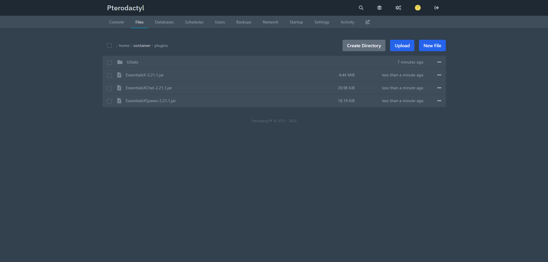 Upload plugin dans dossier plugins